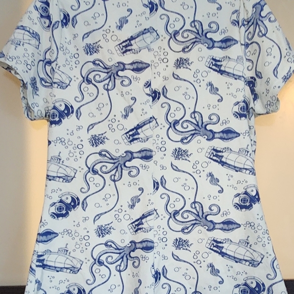 Rock Steady Retro Sophia Nautical Top - 1XL 1x Rockabilly - Picture 4 of 5